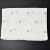 Black Dot Print Semi-Sheer Nylon Grosgrain Woven Fabric - 60" x 152"