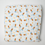 Winnie the Pooh Printed Terrycloth Fabric - 70" x 88"