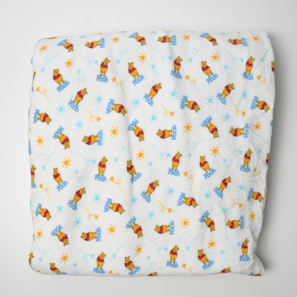 Winnie the Pooh Printed Terrycloth Fabric - 70" x 88"