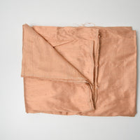 Peach Silky Slub Woven Fabric - 42" x 168"