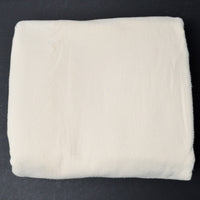 Off-White Washed Flannel Fabric - 70" x 86"