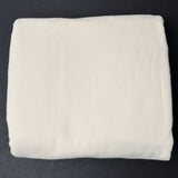Off-White Washed Flannel Fabric - 70" x 86"