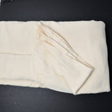 Off-White Washed Flannel Fabric - 70" x 86"