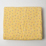 Yellow, Pink + Purple Star Print Flannel Woven Fabric - 42" x 228"