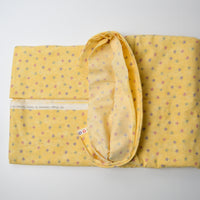 Yellow, Pink + Purple Star Print Flannel Woven Fabric - 42" x 228"