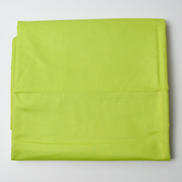 Bright Lime Green Woven Drapery Fabric - 47" x 84"