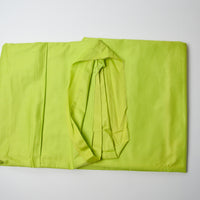Bright Lime Green Woven Drapery Fabric - 47" x 84"