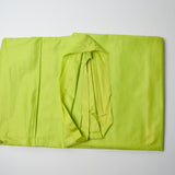 Bright Lime Green Woven Drapery Fabric - 47" x 84"