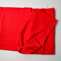 Bright Red Flannel Fabric - 40" x 72"
