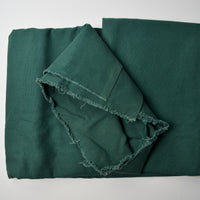 Dark Green Woven Canvas Fabric - 60" x 88"