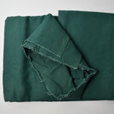 Dark Green Woven Canvas Fabric - 60" x 88"