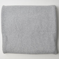 Gray Heather Stretchy Rib Knit Fabric - 52" x 72"