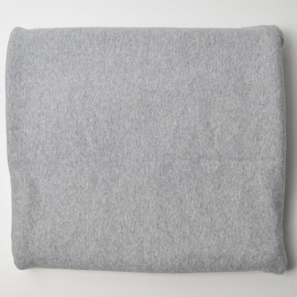 Gray Heather Stretchy Rib Knit Fabric - 52" x 72"