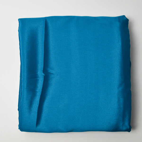 Blue Shiny Woven Fabric - 60" x 144"