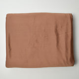 Brown Velvet Stretch Knit Fabric - 60" x 72"