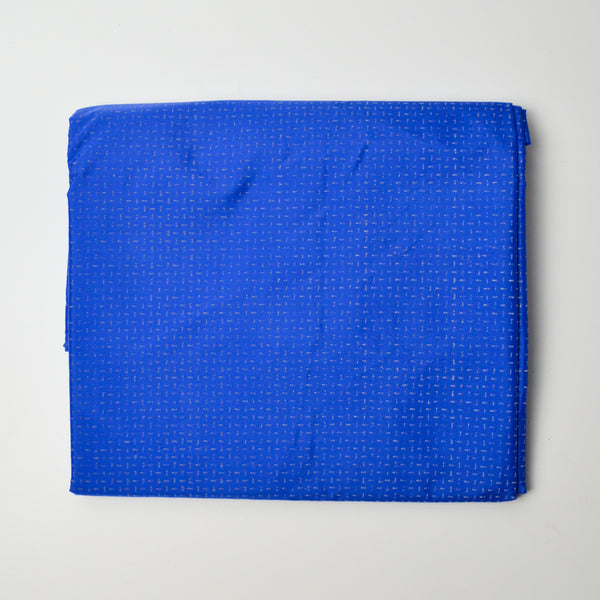 Blue Nylon Fabric with Faded Reflective Print - 60" x 156"