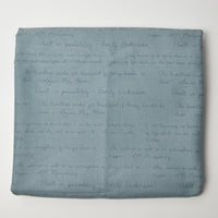 Sage Green + Quotes from Women Writers Print Moda Quilting Cotton Fabric - 44" x 128"