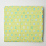 Green + Blue Popsicle Print Woven Fabric - 42" x 158"