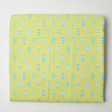 Green + Blue Popsicle Print Woven Fabric - 42" x 158"