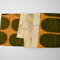 Green + Golden Yellow Maija Isola Marimekko Large Print Cotton Woven Fabric - 54" x 80"