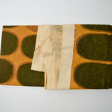 Green + Golden Yellow Maija Isola Marimekko Large Print Cotton Woven Fabric - 54" x 80"