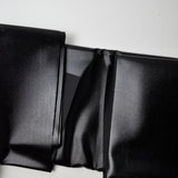 Black Stiff Fabric Surface Plastic Sheet - 55" x 88"