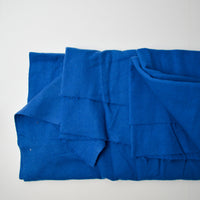 Blue Wooly Woven Fabric - 60" x 60"
