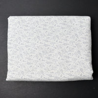 White + Gray Umbrella Print Quilting Cotton Fabric - 44" x 152"