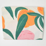 White, Pink + Orange Fruit Print Curtain - 72" x 72"