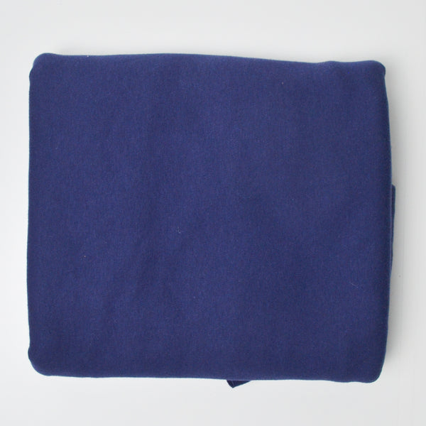 Navy Cotton Blend Knit Fabric - 64" x 92"