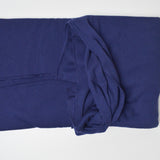 Navy Cotton Blend Knit Fabric - 64" x 92"