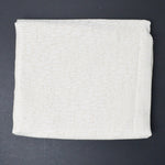 White + Unbleached Snakeskin Pattern Damask Woven Fabric - 58" x 78"