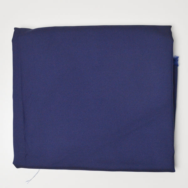 Navy Blue Polyester Textured Fabric - 56" x 84"