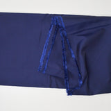Navy Blue Polyester Textured Fabric - 56" x 84"