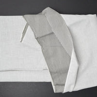 Black + White Striped Shirt Weight Woven Fabric - 56" x 124"