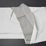 Black + White Striped Shirt Weight Woven Fabric - 56" x 124"