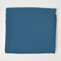 Dark Teal Diagonal Stripe Synthetic Knit Fabric - 56" x 84"