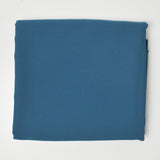 Dark Teal Diagonal Stripe Synthetic Knit Fabric - 56" x 84"