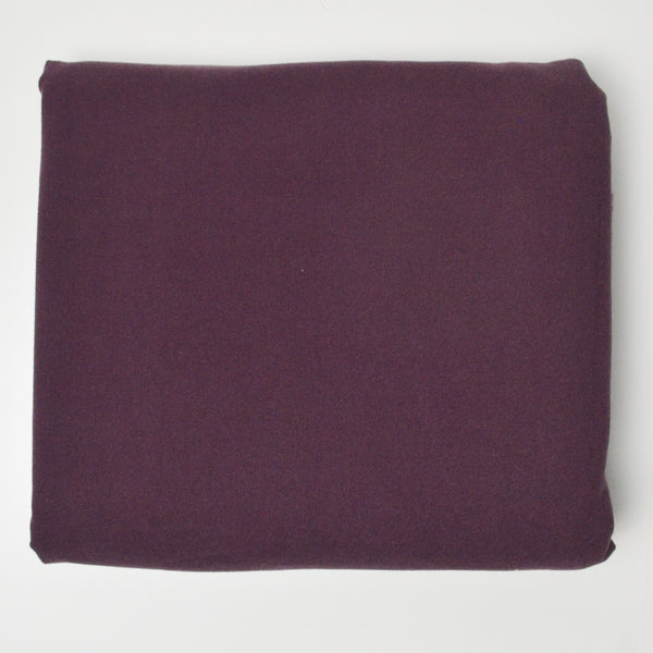 Dark Purple Brushed Surface Flannel Woven Fabric - 60" x 90"