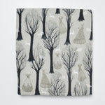 Gray Ghostly Tree + Dress Print Cotton + Steel Quilting Cotton Fabric - 44" x 72"