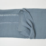 Slate Blue-Gray Textured Crepe Woven Fabric - 52" x 60"