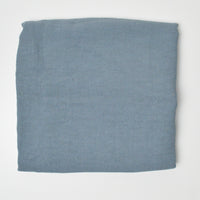 Slate Blue-Gray Textured Crepe Woven Fabric - 52" x 60"