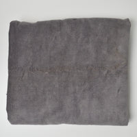 Gray Matte Velvety Woven Upholstery Fabric - 51" x 60"