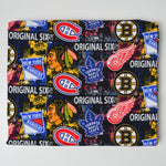 NHL Hockey Logo Print Quilting Weight Woven Fabric - 44" x 112"