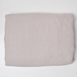 Light Gray-Brown Linen Blend Woven Fabric - 90" x 98"