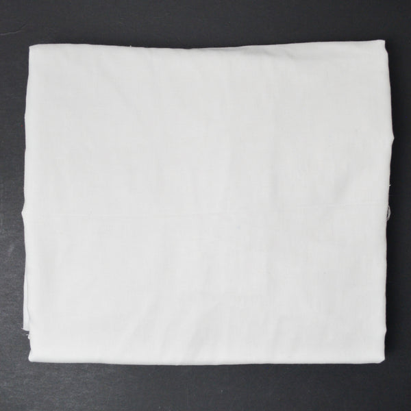 White Lightweight Woven Fabric - 48" x 196"