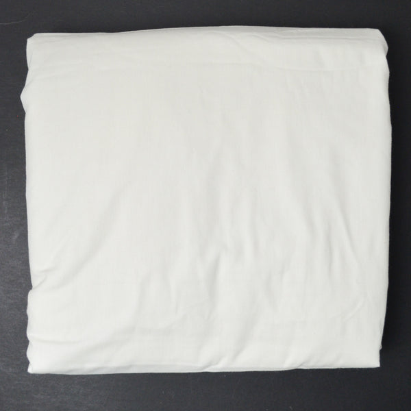 Ivory White Quilting Weight Woven Fabric - 48" x 352"