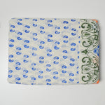 Off-White, Blue, Green + Orange Paisley Sheer Woven Fabric - 48" x 200"