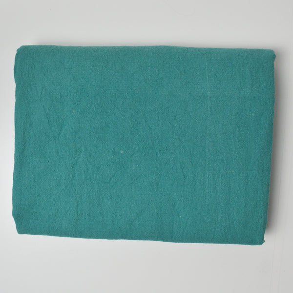 Teal Nubby Woven Fabric - 36" x 156"