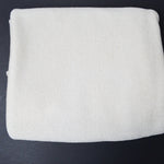 White Shiny Knit Fabric - 58" x 100"